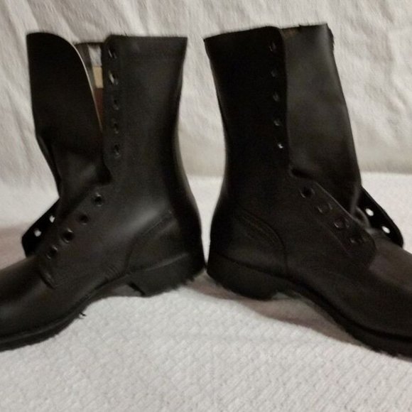 NEW US MILITARY RO-SEARCH BLACK POLISHED LEATHER COMBAT BOOTS ALL SIZES main image 12